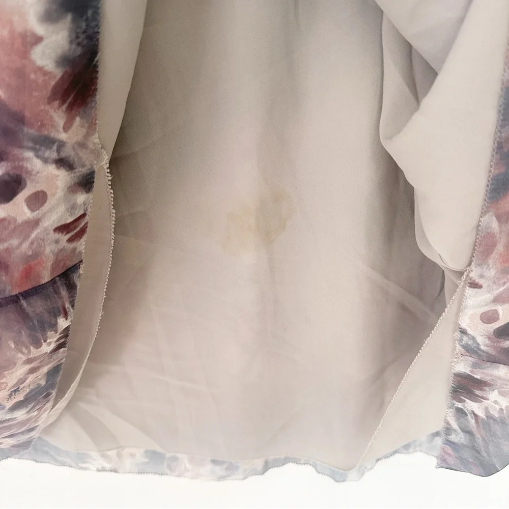 Aritzia Wilfred Daydreamer Pleated Maxi Dress Tannin Foxfire Brown 1X - Picture 9 of 13